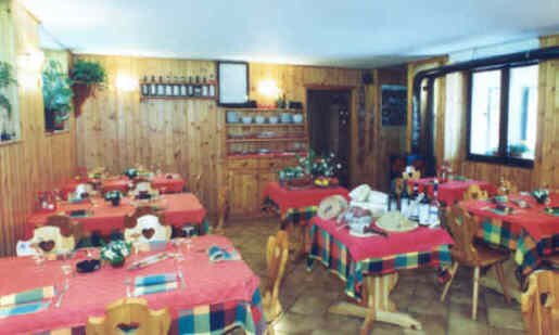 La sala da pranzo