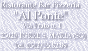 "Al Ponte" - Ristorante Pizzeria